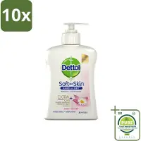 Dettol 10 x - Handzeep - Antibacterieel - Hydraterend - Kamille - 250 ml - Grootverpakking - Handzeep - Antibacterieel - Hydraterend - Kamille - Handwas