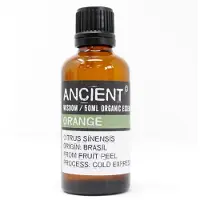Ancient Wisdom Biologische Etherische Olie Sinaasappel - 50ml - Essentiële Oliën - Aromatherapie - Essentiële Sinaasappel Olie