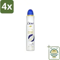 Dove - Deodorant - Spray Advanced Care - Frisse en langdurige bescherming - 200 ml - Voordeelverpakking - 4 stuks - Anti-Transpirant - Zweetvermindering