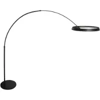 Steinhauer Booglamp Ringlux 4742ZW Zwart – Grote dimbare LED ring Ø60 cm