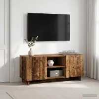 vidaXL Tv-meubel 90 x 34,5 x 40 cm Oud hout Bewerkt hout