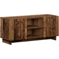 vidaXL Tv-meubel 90 x 34,5 x 40 cm Oud hout Bewerkt hout