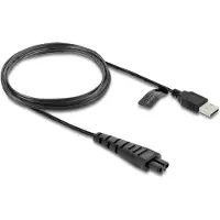 DeLOCK USB Charging Cable 5 V for Electric Shavers compatible with Remington HC4250, MB4200, MB6850, XR1330 series - shaver charger replacement cable 1.2 m
