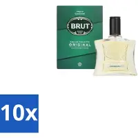 BRUT 10 x Original Eau de Toilette Spray 100 ml - Original Eau De Toilette - Kruidige Geur - Amber - Lavendel - Mannelijke Geur