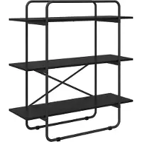 vidaXL Boekenplank 3-laags 100 x 35 x 105 cm PB Zwart eiken
