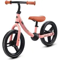 Kinderkraft 2WAY NEXT Loopfiets - Voor Kinderen vanaf 2 Jaar - 12" Wielen, Verstelbaar Zadel en Stuur, Rubberen Handgrepen - Roze