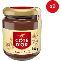 Côte d'Or Chocolade Smeerpasta melk - 300g x 6
