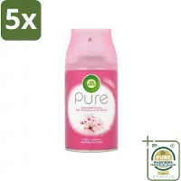 Air Wick 5 x - Luchtverfrisser Navulling - Kersenbloesem - Automatische Spray - 250 ml - Grootverpakking - Kersenbloesem - Geur - Luchtverfrisser - Essentiële Oliën - Geurverspreiding