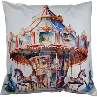Clayre & Eef Sierkussen 43x43 cm Wit Polyester
