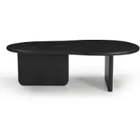 Giga Meubel Salontafel Sira Organisch Zwart 130cm