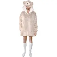 Noxxiez Beer - Hoodie deken - Bruin