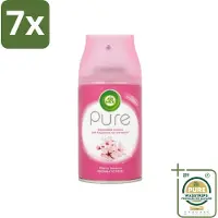 Air Wick 7 x - Luchtverfrisser Navulling - Kersenbloesem - Automatische Spray - 250 ml - Grootverpakking - Kersenbloesem - Geur - Luchtverfrisser - Essentiële Oliën - Geurverspreiding