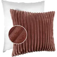 ANRO Sierkussen Roze 30x50 cm - Ribfluweel - Inclusief vulling