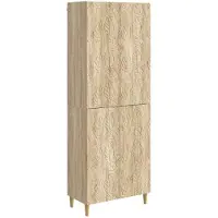 vidaXL Kast Set 2 st Sonoma Eiken Bewerkt hout