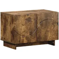 vidaXL TV-meubel 60 x 34.5 x 40 cm Gerookt eiken Bewerkt hout