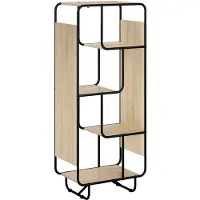 vidaXL Highboard Sonoma Eiken 60 x 37.5 x 144 cm Bewerkt hout