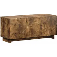 vidaXL TV-meubel 90 x 34,5 x 40 cm Gerookt eiken Bewerkt hout