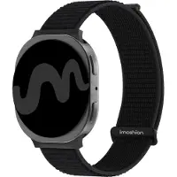 IMoshion Nylon bandje voor de Samsung Galaxy Watch 9 (40/44mm) / Watch 8 (40/44mm) / Classic (46mm) - Zwart