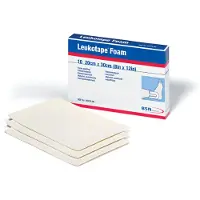 Leukotape Foam 30 x 20 x 0,4 10 stuks wit (Druk verminderen)