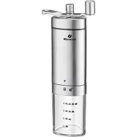 Westmark Handmatige koffiemolen met keramische molen, tot 4 kopjes koffie, met maataanduidingen, Brasilia, lengte: 20,5 cm, roestvrij staal/keramiek, 24902260