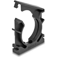 DeLOCK Kabelbuis houder Kunststof Zwart (Ø x h) 34.5 mm x 16 mm 4 stuk(s) Piece