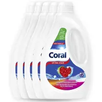 Coral - Vloeibaar Wasmiddel - Optimal Color - Voordeelverpakking 5 X 40 wasbeurten