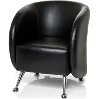 Hjh OFFICE ST. LUCIA | 1-Zits - Lounge stoel Zwart