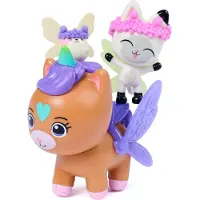 Gabby's Poppenhuis - Feeënlandia - Fairylandia - Feeënvlucht Pandy Paws & Kico - met 3 speelgoedfiguren