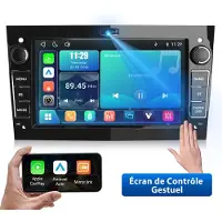 Hexinex Linux Systeem Autoradio Geschikt voor Audi A4 8E B6 B7 2000-2009 - Draadloos Carplay & Andriod Auto - 7 Inch HD TouchScreen - Bluetooth - Navigatie - WiFi - FM - RDS- Airplay