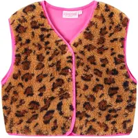Someone VEERLE-SG-13-G Meisjes Gilet - DARK BEIGE