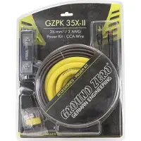 Ground Zero GZPK 35X-II – Versterker Kabelset – 35 mm² – CCA – ANL Zekeringhouder – RCA Kabel – Auto Audio