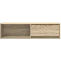 vidaXL Tv-meubelen 2 st 100x31x25,5cm bewerkt hout sonoma eikenkleurig