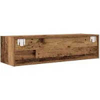 vidaXL Tv-meubels 2 st 100x31x25,5 cm bewerkt hout oud houtkleurig