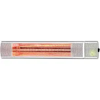 Purline HEATY EX2000 RC Halogeen wand- of plafondverwarming 2000W Zilver