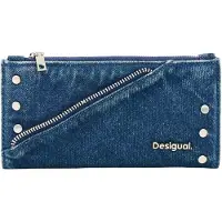 Desigual Portemonnee blauw denim