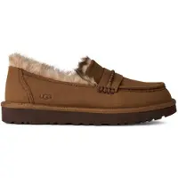 Ugg Dames Mocassins van Leer Ellis Nubuck Loafer bruin (38), Plat, Geen, Casual 1183310