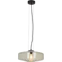 Olucia - SEVDA - Hanglamp - Groen / Zwart - Vorm: Ovaal