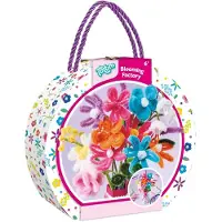 Totum Bloemen maken met chenille - Blooming Factory - 90-delig - Voor 14+ bloemen - Speelgoed Kinderen - Knutselen - Voor meisjes en jongens - Vanaf 6 jaar