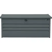 Axi Miles Metalen Opbergbox - 600 in Antraciet | Kussenbox voor buiten / tuin met onderstel en slot | Opbergkast / Tuinbox voor tuingereedschap,