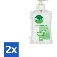 Dettol 2 x Handzeep Hydraterend Aloë Vera 250 ml - Handzeep - Antibacteriële Handzeep - Aloë Vera Handzeep - Hygiëne - Handhygiëne
