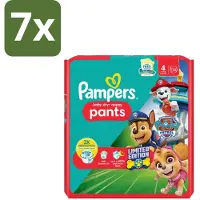 Pampers 7 x – Luierbroekjes – Baby Dry Pants Paw Patrol Maat 4 – 25 Luiers - Baby Luier - Luierbroek - Droge Luier - Luier Voor Baby - Luier Met Paw Patrol