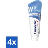 Prodent 4 x – Tandpasta – Wit + Fris – Complete Bescherming – 75 ml - Tandpasta - Glazuur Bescherming - Vlekverwijdering - Wittere Tanden - Mondverzorging