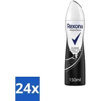 Rexona 24 x - Invisible Diamond - Deodorant Spray - Anti-perspirant - 150 ml - Women Invisible Anti-transpirantspray - Anti-perspirant - Deodorant Spray - Zweetbescherming - Vlekkenbescherming