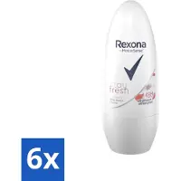 Rexona 6 x - Deodorant Roller - Motion Sense - Stay Fresh - Witte bloemen & Lychee - Anti-Transpirant & Perspirant - 50ml - - Deodorant - Anti-transpirant - MotionSense - Witte Bloemen