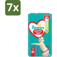 Pampers 7 x – Luierbroekjes – Pants Maat 3 – 56 Luiers - Luiers Voor Baby - Luierbroekjes - Luier Voor Baby - Luier Maat 3 - Luier Voor Actieve Baby