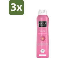Vogue 3 x Adore Parfum Deodorant 150 ml - Parfum Deodorant - Parfum En Deodorant - 24 Uur Bescherming - Zweetbescherming - Geur Van Bloemige Frisheid