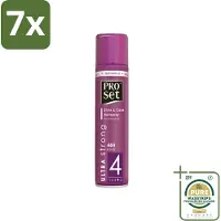 Proset 7 x Haarspray Ultra Sterk 300 ml - Grootverpakking - Haarspray - 48 Uur Fixatie - Ultra Sterke Fixatie - ProVitamine B5 - Gezond Haar