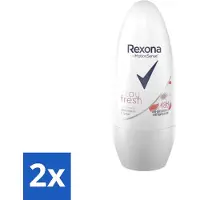 Rexona 2 x - Deodorant Roller - Motion Sense - Stay Fresh - Witte bloemen & Lychee - Anti-Transpirant & Perspirant - 50ml - - Deodorant - Anti-transpirant - MotionSense - Witte Bloemen