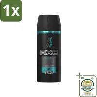 Axe 1 x - Deodorant Bodyspray - 48hrs Non Stop Fresh - Apollo - 150 ml- Apollo Deodorant Bodyspray - 48h Fresh - Non Stop Fresh - Deodorant Spray - Lichaamsgeur Bescherming