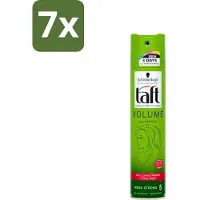 Schwarzkopf 7 x - Taft - True Volume Haarspray - Mega Strong - Volumeboost & Fixatie - 250 ml - Volume Haarspray - Haarspray Volume - Haarspray Fixatie - Fijn Haar Volume - Vegan Haarspray